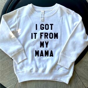 Lenox James Toddler Crew Sweatshirt. New never worn